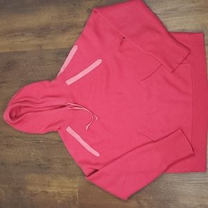 Tommy Hilfiger 100% Cashmere Pink Sweater Hoodie